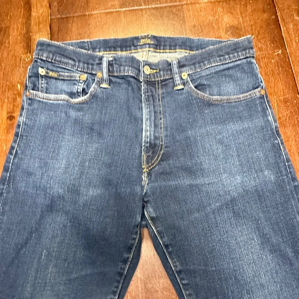 Polo Ralph Lauren Jeans Mens 33x30 (Fits 33x29) Blue Classic Fit Stretch Denim
